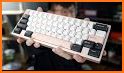 Rose Gold Skull Keyboard Background related image