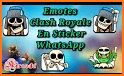 Clash Emote Sticker for WhatsApp - Royale Stickers related image