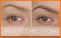 How to draw eyebrows shaping step by step tutorial related image