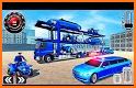 US Police Car Limo Transport Game: Car Transporter related image