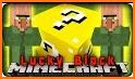 Pixel World,Lucky Block Race + Skins for Minecraft related image