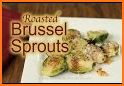 Oven roasted Brussels sprouts with parmesan cheese related image