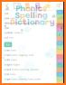 Phonics Spelling Dictionary related image