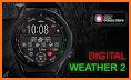 PW81 Big Digital Weather Watch related image