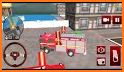 Flying Fire Truck Simulator-City Rescue Games 2020 related image