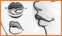 Lips Drawing Step by step related image