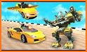 Ramp Car Robot Transform Racing: Car Shooting Game related image