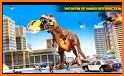 Dinosaur City Rampage Angry Dinosaur Attack Games related image