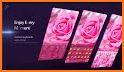 Pink Flower Unicorn Keyboard Theme related image