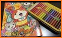 Coloring book for Yo-kai Watch related image