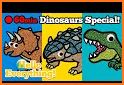 Dinosaur Coloring Book Glitter related image