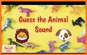 Guess animal sounds and names related image