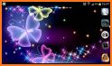 Glitter butterfly live wallpaper related image