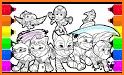 Paw Pups - Puppy Patrol Coloring Book related image