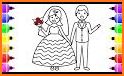 wedding coloring pages related image