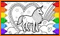 Unicorn Coloring Pages related image