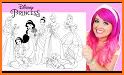 Unicorn Dress Up Coloring Book related image