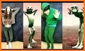 The green alien dance related image