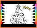 Kids coloring book christmas related image