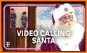 Call from santa claus video calling related image