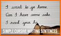 Easy Cursive Handwriting related image