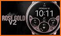 Rose Gold Analog Watch Face related image