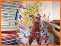 Coloring Dragon DBZ  Goku related image