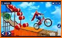 Super hero Cycle Stunt Racing Games BMX Cycle Game related image