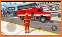 Real Robot Firefighter Truck Emergency Rescue 911 related image