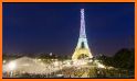 Eiffel Tower Night Light Show Live Wallpaper related image