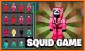 Mod Squid Game Glass Bridge Minecraft PE Skins related image