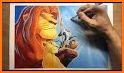 Learn Painting Coloring for The King Lion by Fans related image