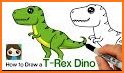 Coloring Dinosaurs For Kids related image