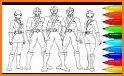 Power rangers coloring 2 related image