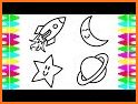 Moon Star Coloring Pages for Adults related image