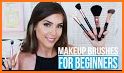 MAKEUP BRUSHES and their uses for beginners basics related image