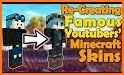 Skins YouTubers for Minecraft PE related image