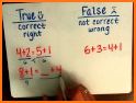 Kids True False - Math related image