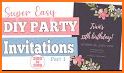 Birthday Invitation Maker : Invitation Card Maker related image