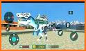 Dino Robot Car Transform Game related image