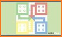 Parcheesi board: Ludo Classic game, parchis game. related image