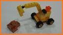 Digger building instruction for Lego 10698 related image