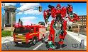 FireTruck Robot Transform Firefigther related image