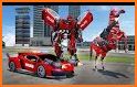 US Police Car Real Robot Transform: Robot Car Game related image