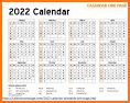 2022 Calendar in English related image