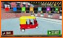 Crazy Tuk Tuk Parking: City Rickshaw Racing Driver related image