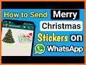 Merry Christmas Stickers WA Emoji for Whatsapp related image