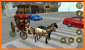 Flying Horse Buggy Taxi Driving Transport Game related image