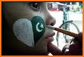 14 August Photo Frame Maker - Pakistan Flag Face related image