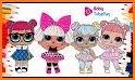 Coloring Cartoon Surprise Dolls Color by Number related image